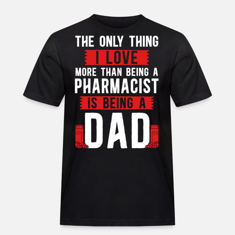 Pharmacy Tech Technician - Männer Workwear T-Shirt - Schwarz