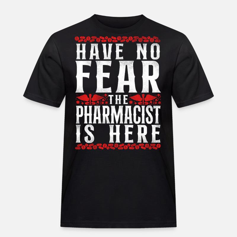 Pharmacy Tech Technician - Männer Workwear T-Shirt - Schwarz