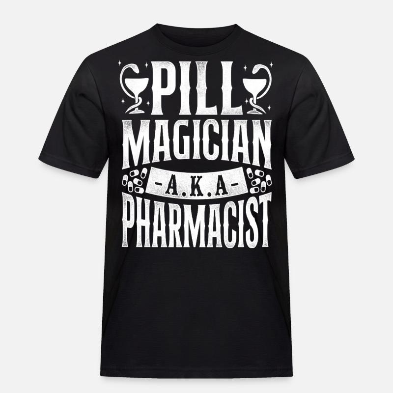 Pharmacy Tech Technician - Männer Workwear T-Shirt - Schwarz