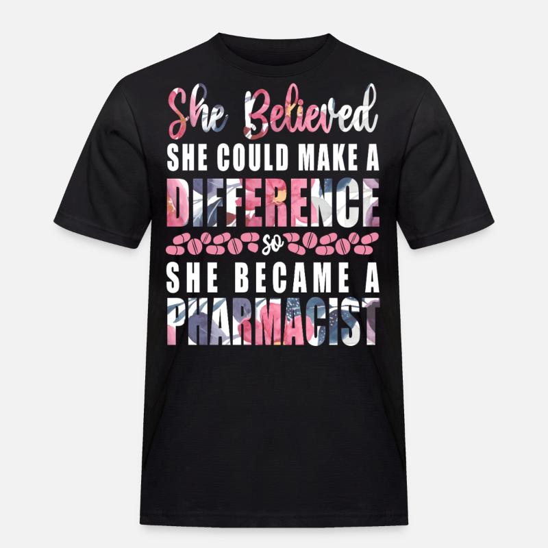 Pharmacy Tech Technician - Men's Workwear T-Shirt - black