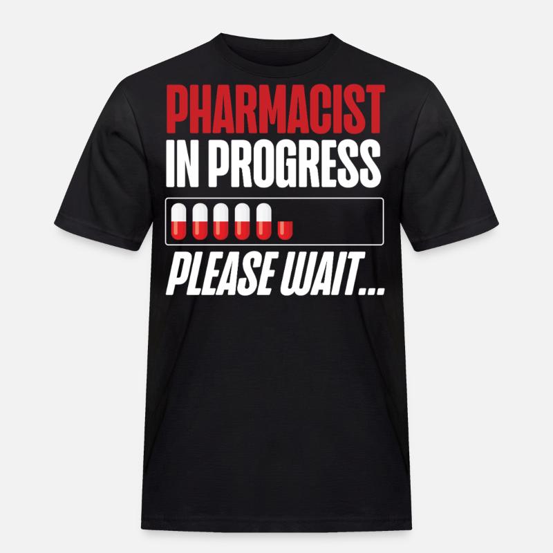 Pharmacy Tech Technician - Männer Workwear T-Shirt - Schwarz