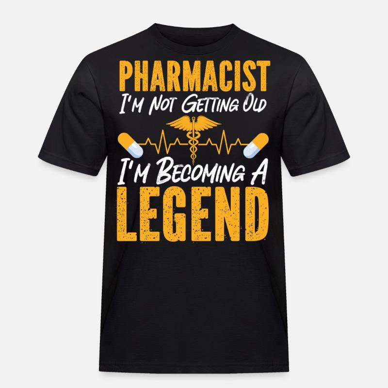 Pharmacy Tech Technician - Men's Workwear T-Shirt - black