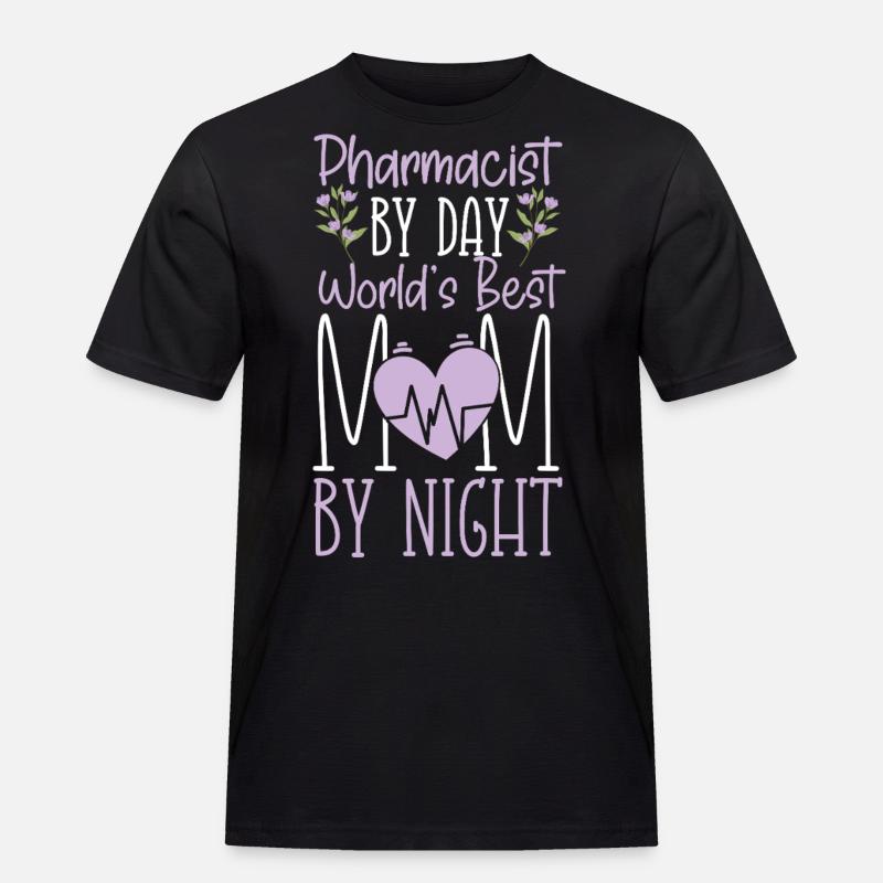 Pharmacy Tech Technician - Männer Workwear T-Shirt - Schwarz