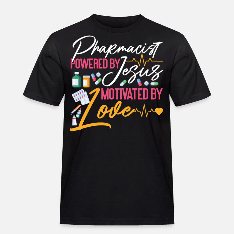 Pharmacy Tech Technician - Men's Workwear T-Shirt - black