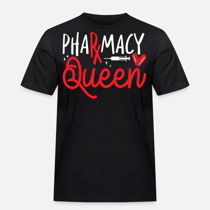 Pharmacy Tech Technician - Männer Workwear T-Shirt - Schwarz