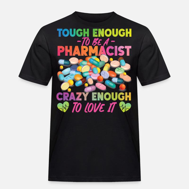 Pharmacy Tech Technician - Men's Workwear T-Shirt - black