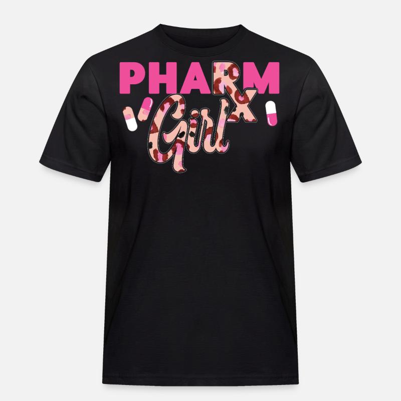Pharmacy Tech Technician - Männer Workwear T-Shirt - Schwarz