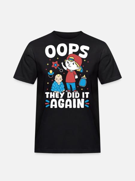 New baby - they did it again brother - Men's Workwear T-Shirt - black