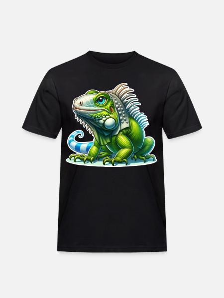 Iguana - Men's Workwear T-Shirt - black