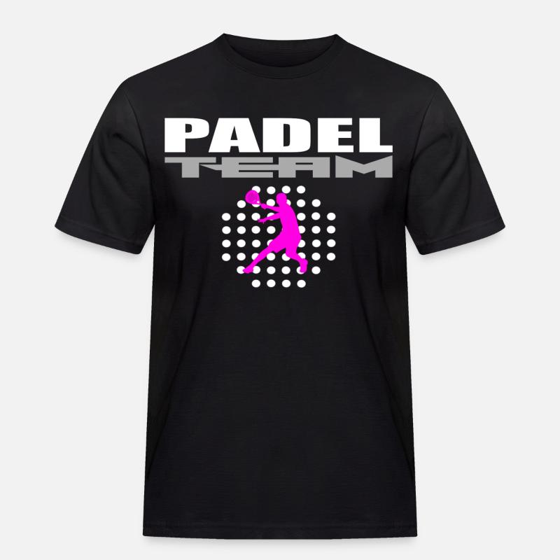 Padel Team - Men's Workwear T-Shirt - black