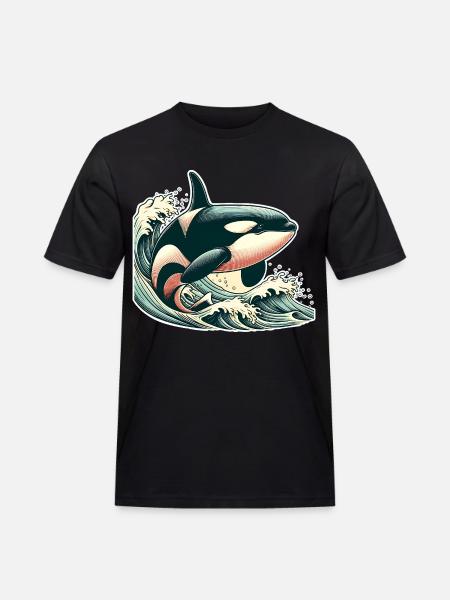 Orca Killer Whale - Men's Workwear T-Shirt - black