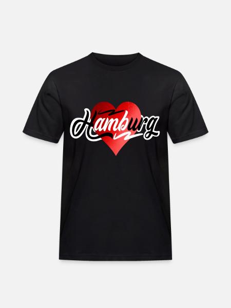 Hamburg - Men's Workwear T-Shirt - black
