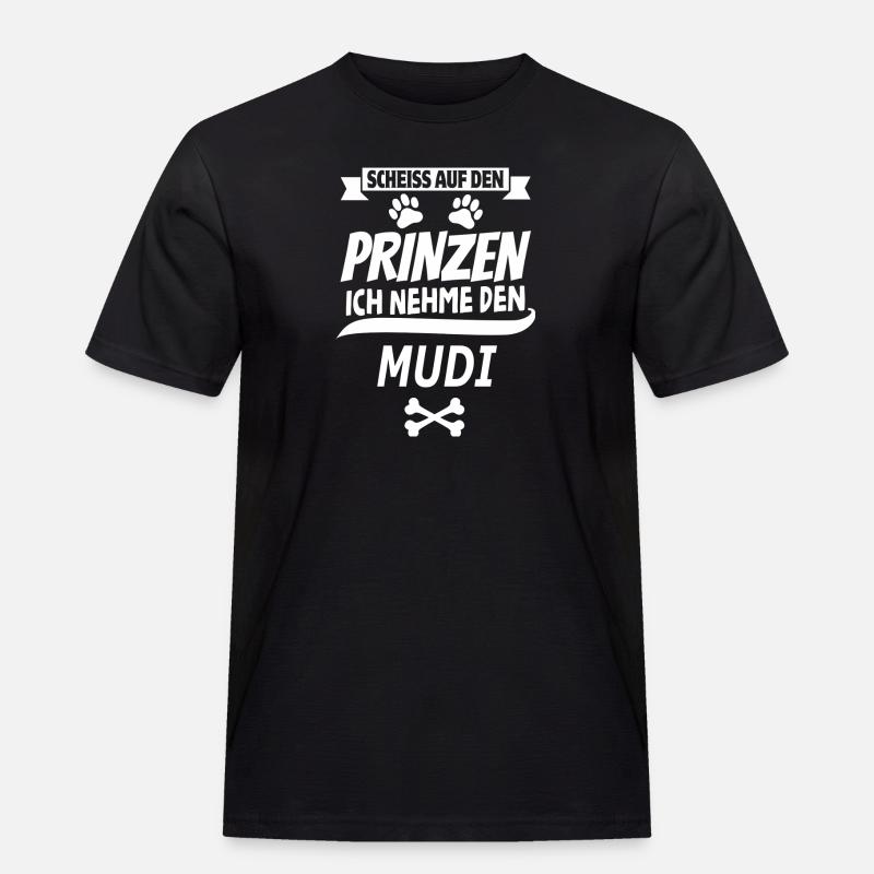 MUDI - Männer Workwear T-Shirt - Schwarz