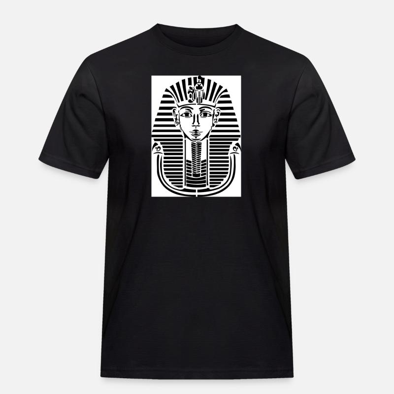 PHARAO - Männer Workwear T-Shirt - Schwarz