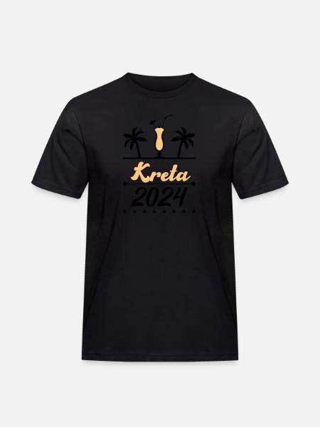 Crete 2024 - Men's Workwear T-Shirt - black