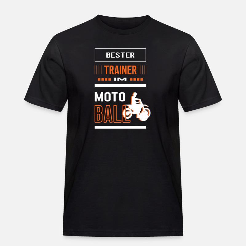 Bester Motoball Trainer Motoballtrainer Training - Männer Workwear T-Shirt - Schwarz