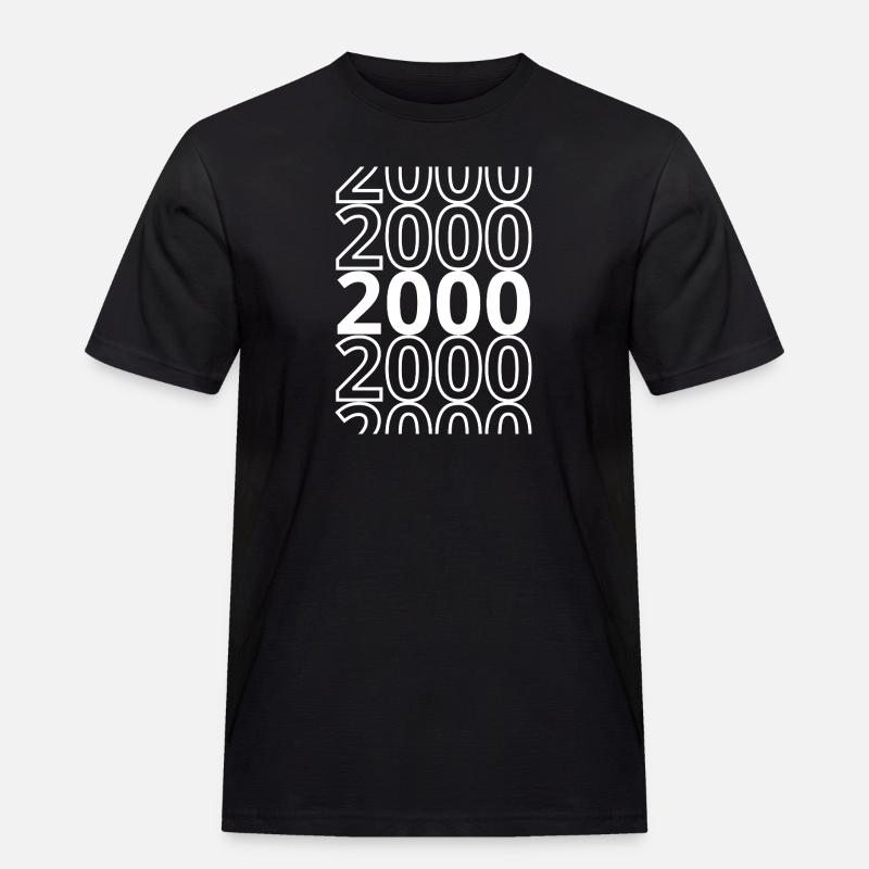 2000 2000 2000 - Männer Workwear T-Shirt - Schwarz