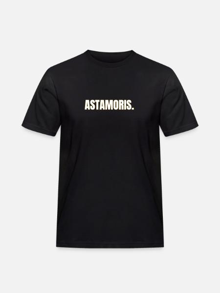 ASTAMORIS. Antwerp dialect Shirt - Men's Workwear T-Shirt - black