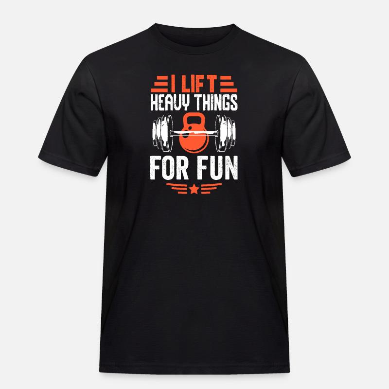 Bodybuilder Geschenkidee - Männer Workwear T-Shirt - Schwarz
