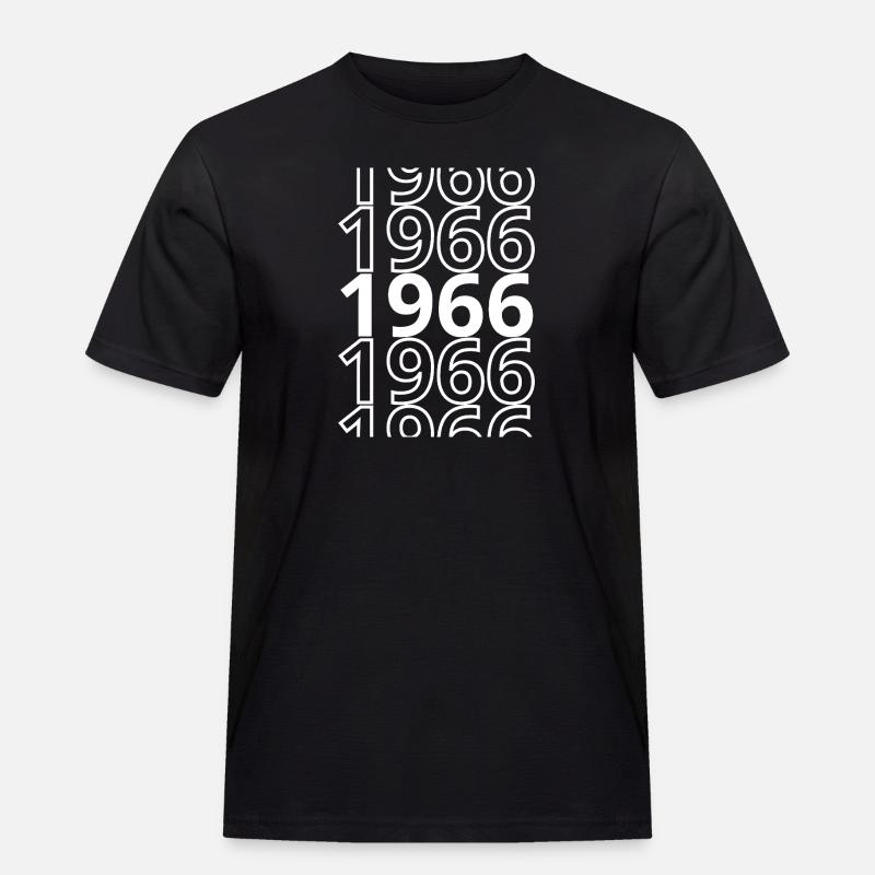 1966 1966 1966 - Männer Workwear T-Shirt - Schwarz