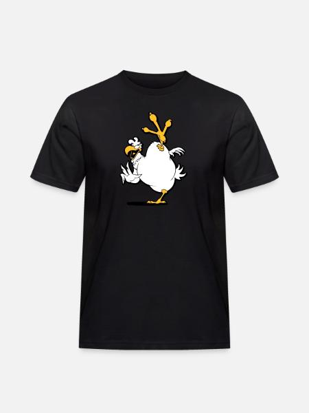 kung_fu_chicken - Men's Workwear T-Shirt - black