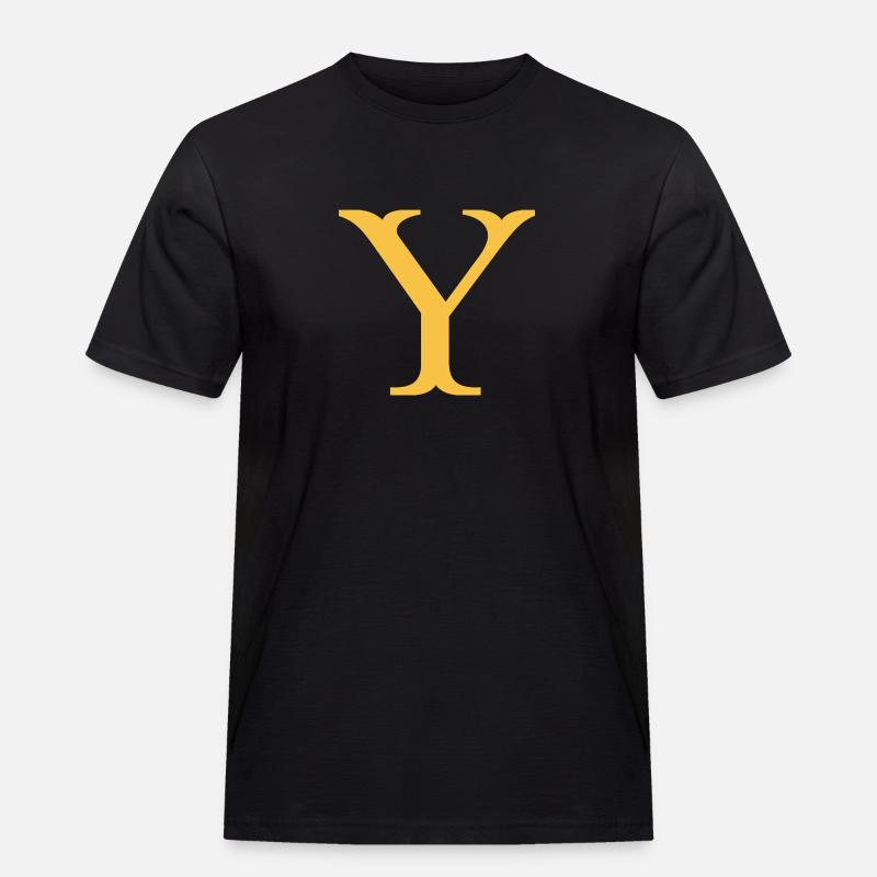 Y - Männer Workwear T-Shirt - Schwarz