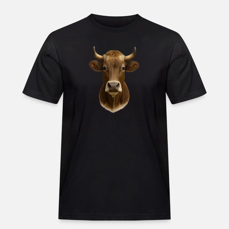 La plus belle vache - T-shirt Workwear homme - noir