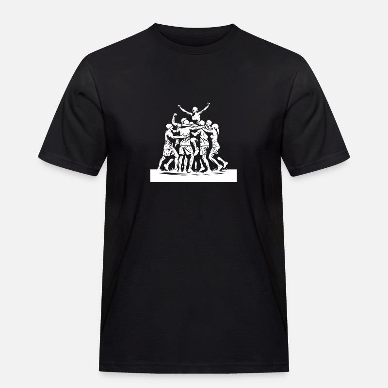 Cohésion dans l’équipe - T-shirt Workwear homme - noir