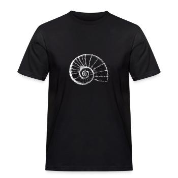 Ammonite - T-shirt Workwear homme - noir - Devant - AI Model Male 178 light (178cm)