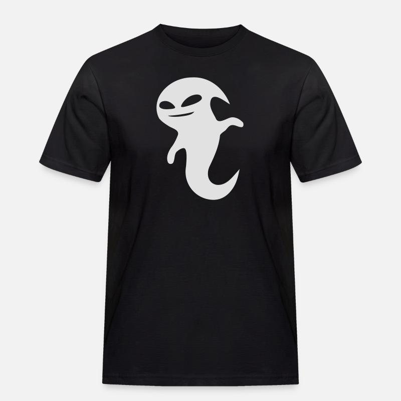 geistmann_1c - Männer Workwear T-Shirt - Schwarz