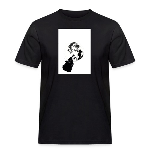 lobo1 - Camiseta de trabajo para hombre