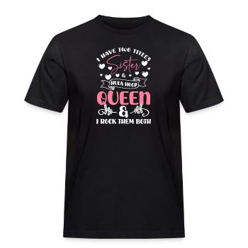 Hullern Ring Abnehmen Fit - Männer Workwear T-Shirt - Schwarz - Vorne - AI Model Male 178 light (178cm)