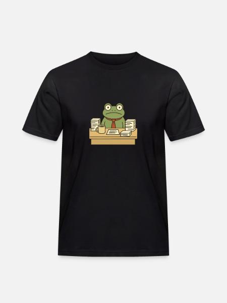 Business Frog - Men's Workwear T-Shirt - black
