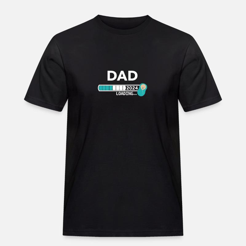 DAD 2024 loading... - Men's Workwear T-Shirt - black