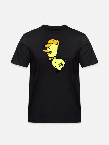 Duck Cap - Men's Workwear T-Shirt - black