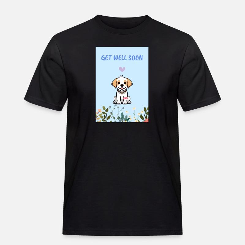 Gute Besserung Geschenk - Männer Workwear T-Shirt - Schwarz