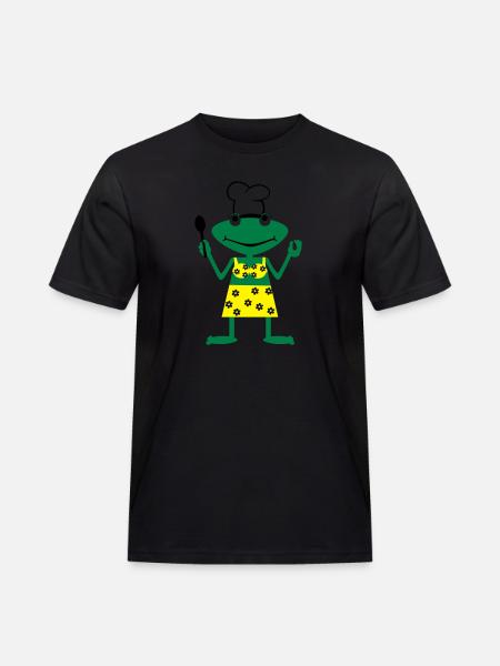 Cook frog - Men's Workwear T-Shirt - black