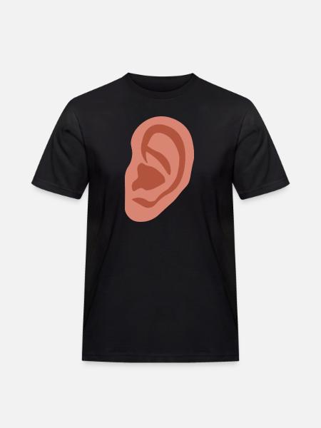 Big ear - Men's Workwear T-Shirt - black