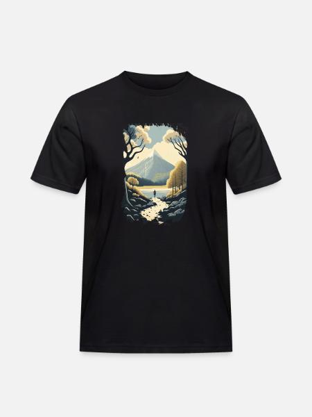 Mountain Calling 1 - T-shirt Workwear homme - noir