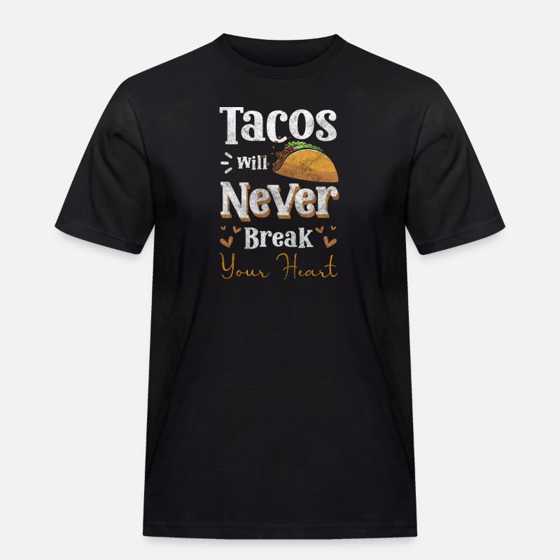 Taco Spanisch Feiern - Männer Workwear T-Shirt - Schwarz