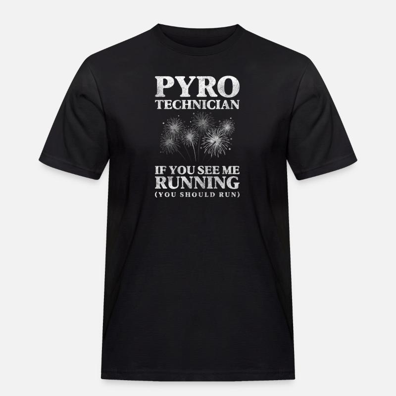Technique Firecracker Pyroshow Professional - Men's Workwear T-Shirt - black