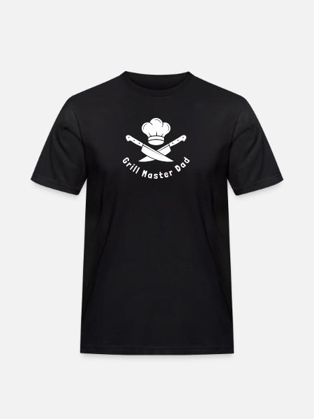 Grill Master Dad - Men's Workwear T-Shirt - black