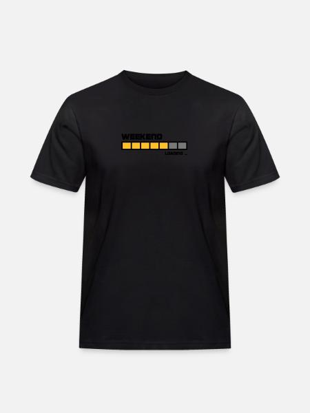 Week-end Loading | Fun t-shirt - T-shirt Workwear homme - noir