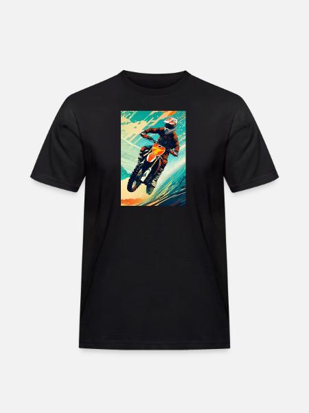 Motocross I - Men's Workwear T-Shirt - black