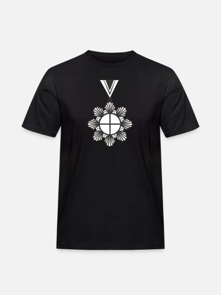 orden - Männer Workwear T-Shirt - Schwarz