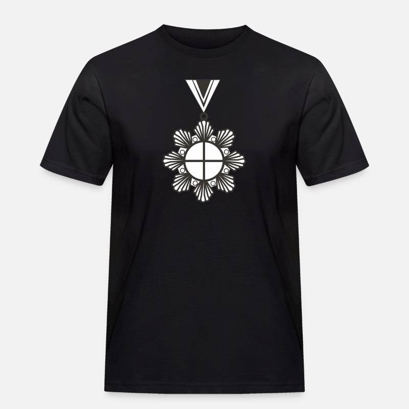 orden - Männer Workwear T-Shirt - Schwarz