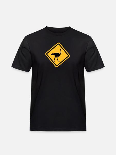 Autruche - T-shirt Workwear homme - noir