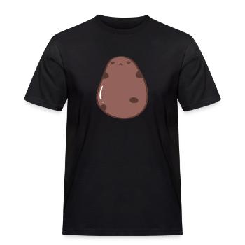 Patate douce - T-shirt Workwear homme - noir - Devant - AI Model Male 178 light (178cm)