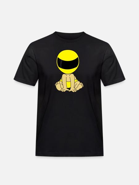Biker Baby - Männer Workwear T-Shirt - Schwarz