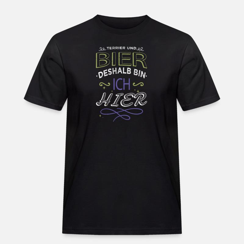 gerste statement kneipe geschenkidee - Männer Workwear T-Shirt - Schwarz